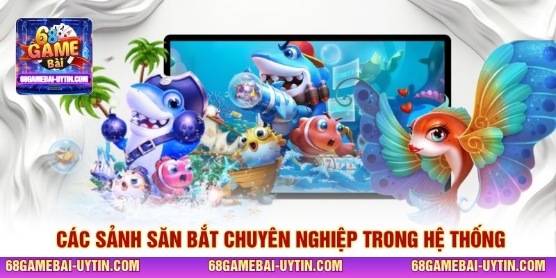 Các sảnh săn bắt chuyên nghiệp trong hệ thống