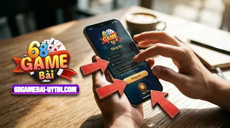 Hướng dẫn tân thủ 68 game bài: Các bước bắt đầu tại nhà cái 68gb