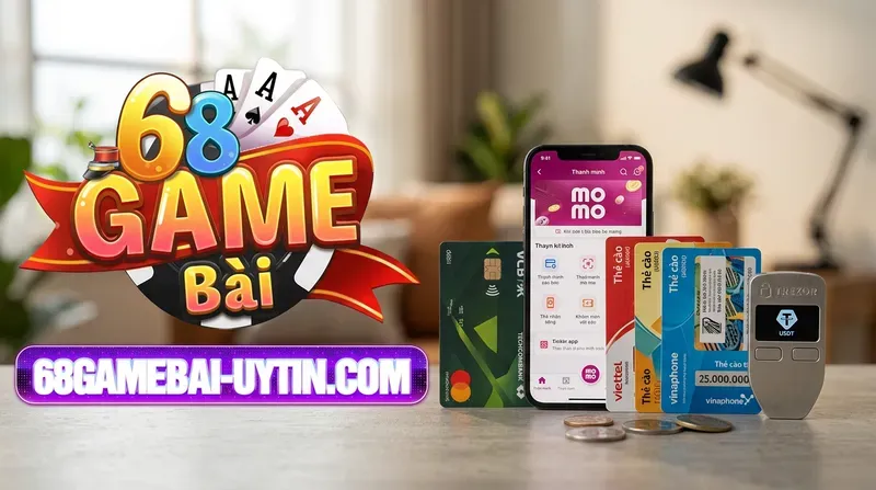 Các phương thức nạp tiền được nhà cái 68gb hỗ trợ