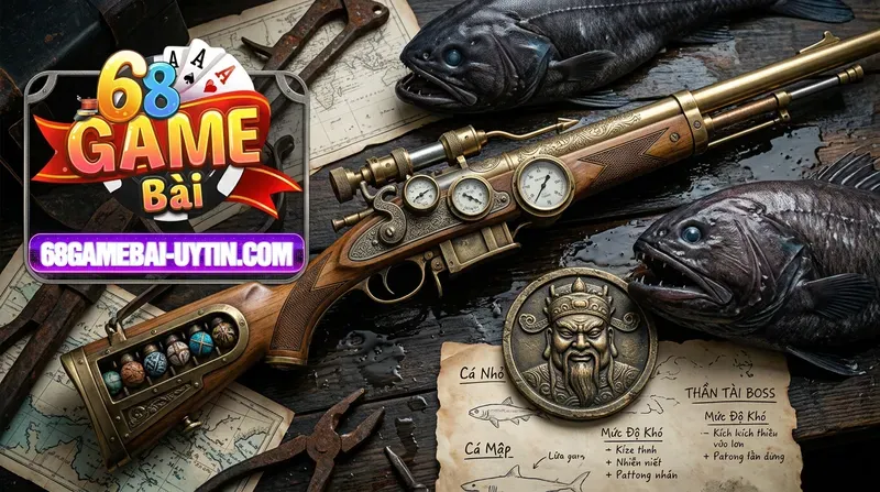 Hướng dẫn **cách chơi bắn cá thần tài** chi tiết tại **68 game bài**