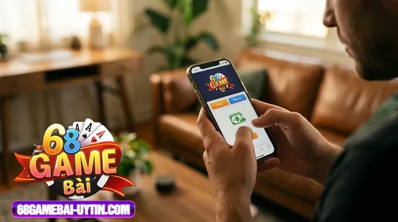Hướng dẫn **cách rút tiền** **68gamebai** cực dễ cho người mới