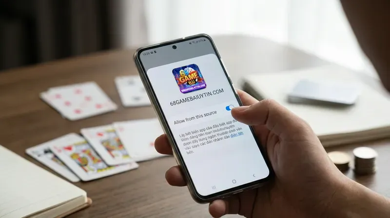 Hướng dẫn cách tải game bài đổi thưởng 68gamebai cho Android