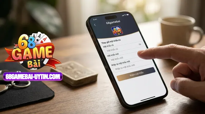 Hướng dẫn đổi mật khẩu 68gamebai chi tiết cho người mới