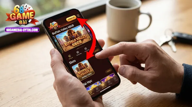 Hướng dẫn tân thủ truy cập link 68gb và vào game