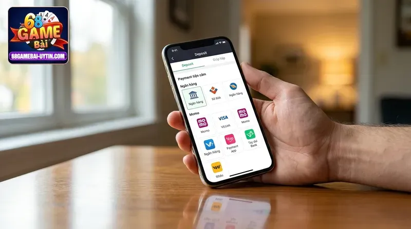Bước 3: Cách nạp tiền vào nhà cái 68gb an toàn để làm vốn