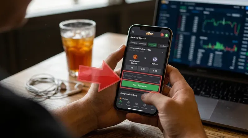 Cách đặt cược tại sảnh thể thao UG của nhà cái 68gb
