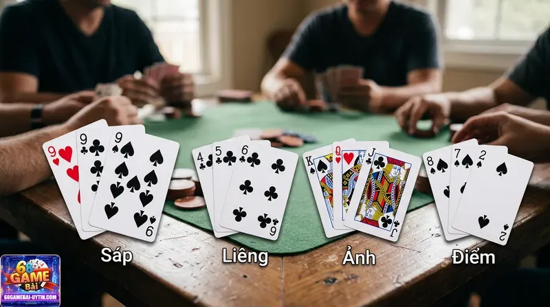 Cách tính điểm bài liêng chi tiết cho tân thủ tại 68gb