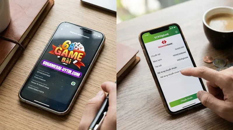 Hướng dẫn cách nạp tiền cho người mới tại 68gamebai (Chi tiết từng bước)