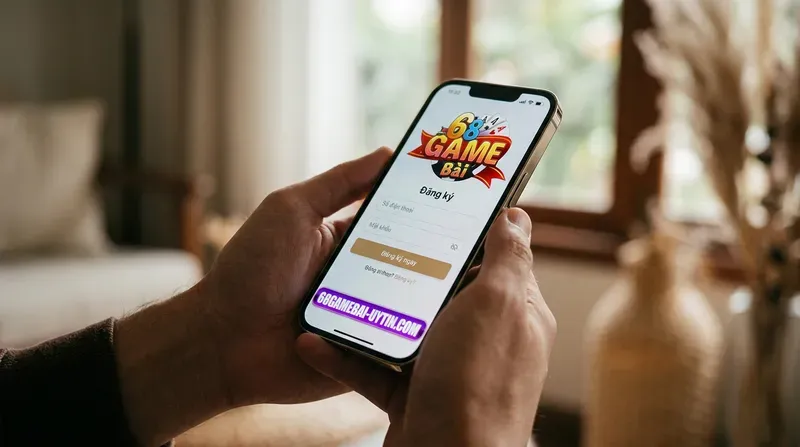Hướng dẫn đăng ký tài khoản 68 game bai cực dễ